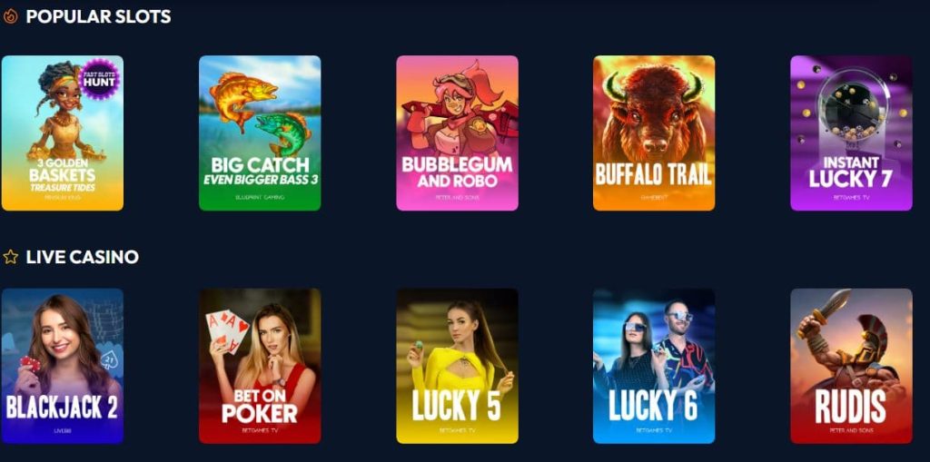 gambiva casino games