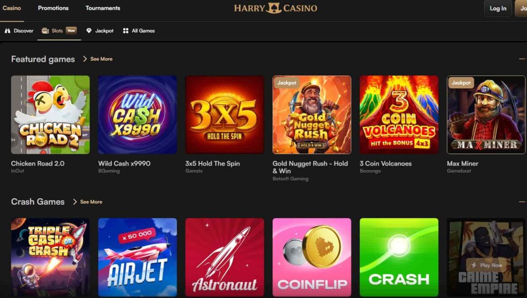 harry casino slots